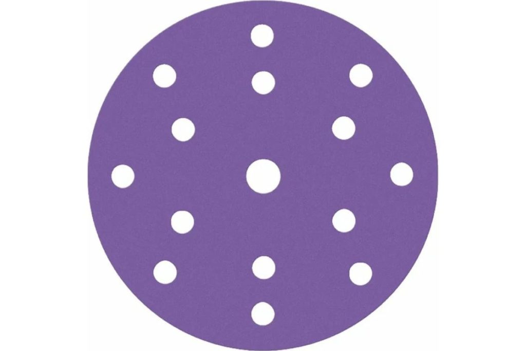 Шлифовальный диск на пленочной основе Sandwox 328 PLUS Purple Zirconia d150