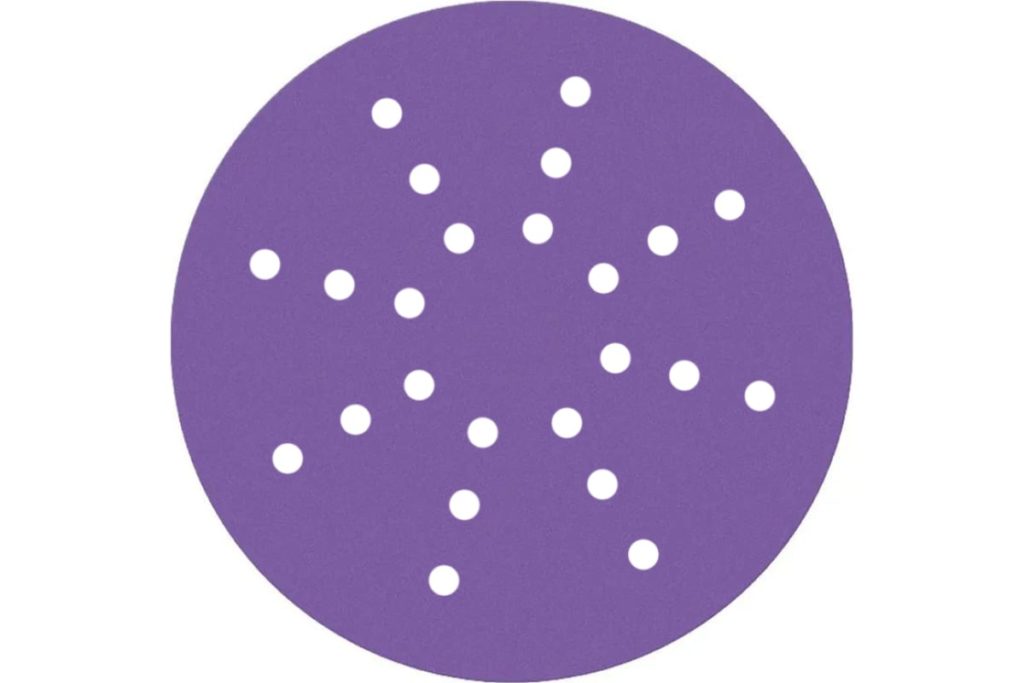 Шлифовальный диск на пленочной основе Sandwox 328 Purple Zirconia d225