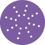 Шлифовальный диск на пленочной основе Sandwox 328 Purple Zirconia d225