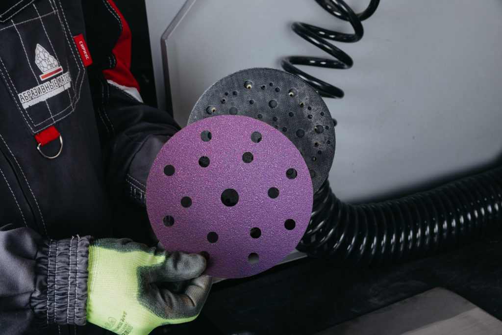 Шлифовальные диски Abraforce Purple Film d150
