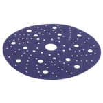 Шлифовальный диск на пленочной основе Sandwox 328 PLUS Purple Zirconia Multi holes d150