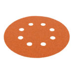 Шлифовальный диск на бумажной основе Sandwox 518 Orange Ceramic d125