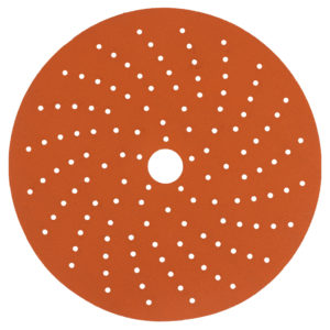 Шлифовальный диск на бумажной основе Sandwox 518 Orange Ceramic Multi holes d150